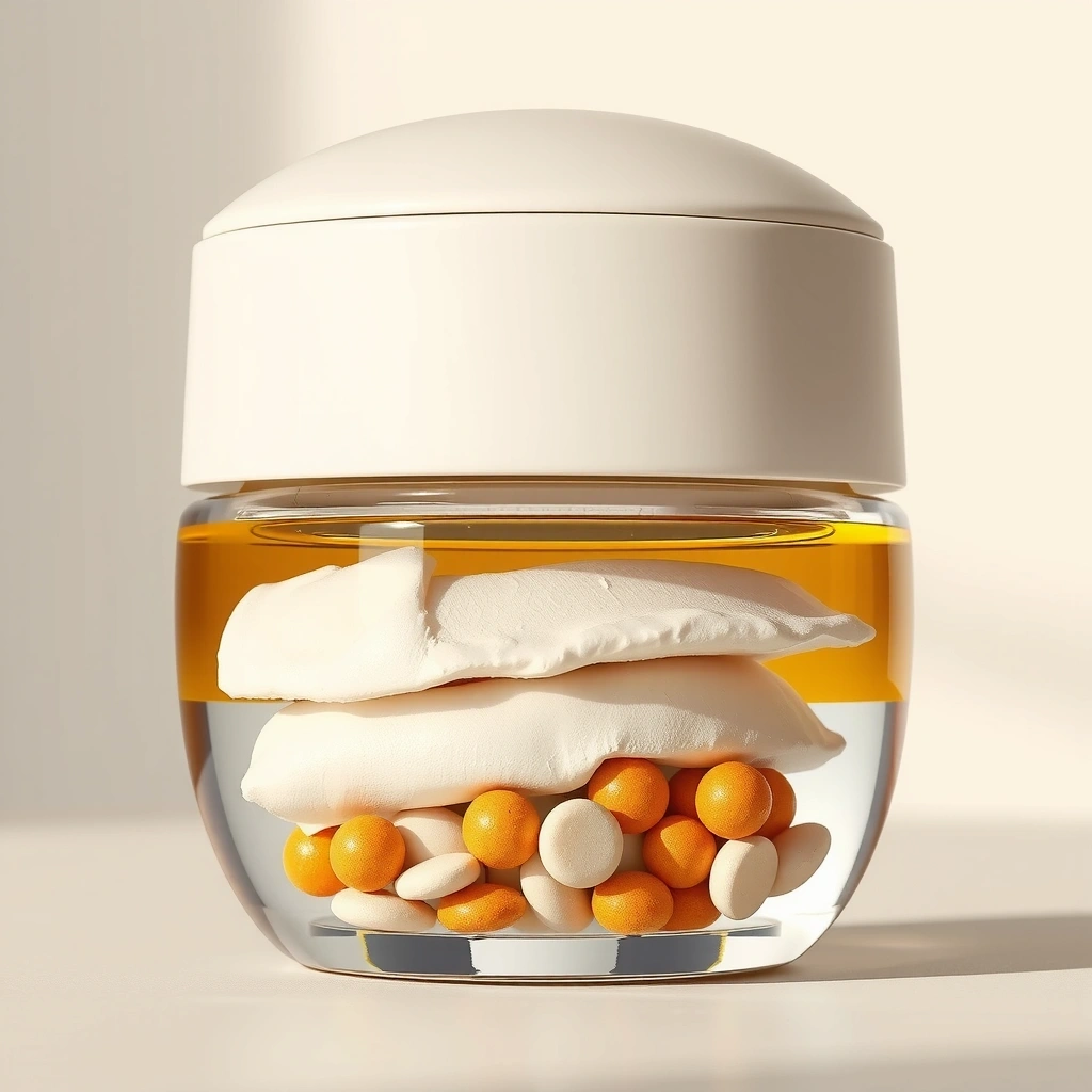 Ilustrasi layered formulasi krim